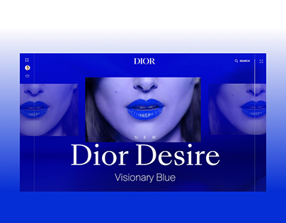 DIOR Desire - Visionary Landing Page