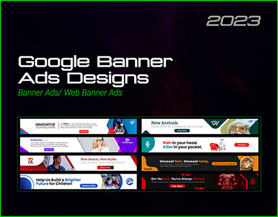 Google Banner Ads Designs/ Banner Ads/ Web Banner Ads