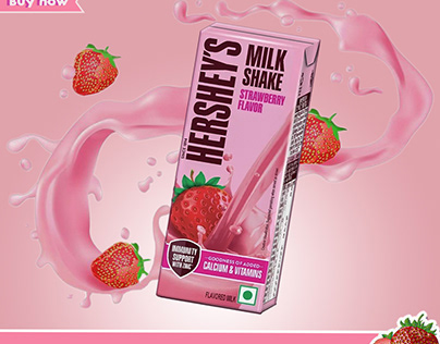 Hershey's Strawberry Milk Advertisement