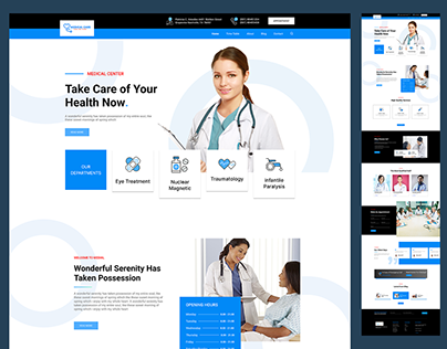 Medical Care UI Templated Design