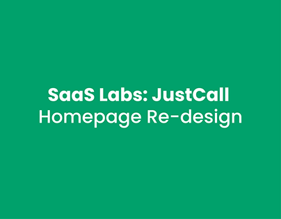 JustCall Homepage Re-design