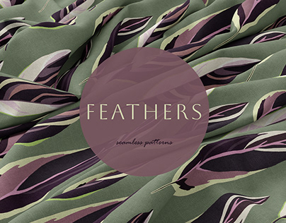 Seamless pattern "Feathers"