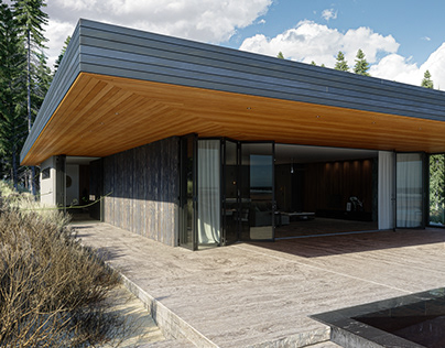 Exterior 3D Visualization of a Residence in Australia