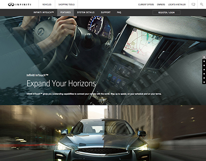 Infiniti USA InTouch Features Page