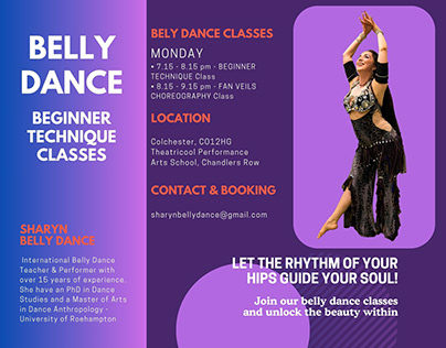 Project thumbnail - BELLY DANCE SERVICES POSTER