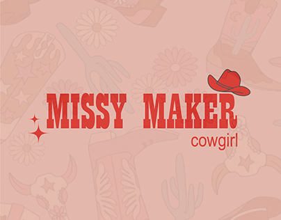 MISSY MAKER brandidentity, cowgirl