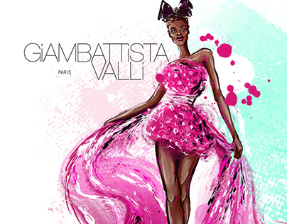 Giambattista Valli fashion illustrations