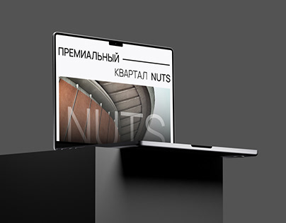 Дизайн сайта для квартала NUTS