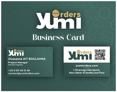 Yumi Orders Business Card