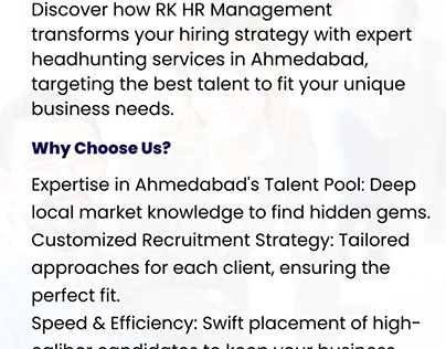 Leading Headhunters in Ahmedabad for Quality Hires