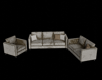 GLB couches for Unity