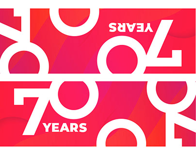 logotype for 70th anniversary of S&D