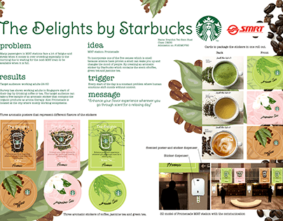 Starbucks Aroma Sticker by SMRT Final Year Project