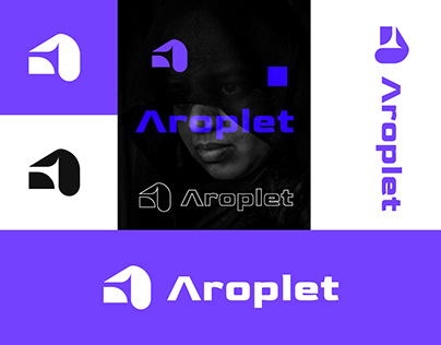 Aroplet logo design branding
