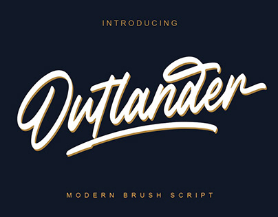 Outlander Brush Script by Megi Satyo Widodo
