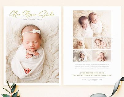 Printable Price Guide New Born Photography Template