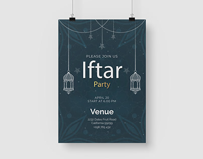 "Iftar Party Invitation"
