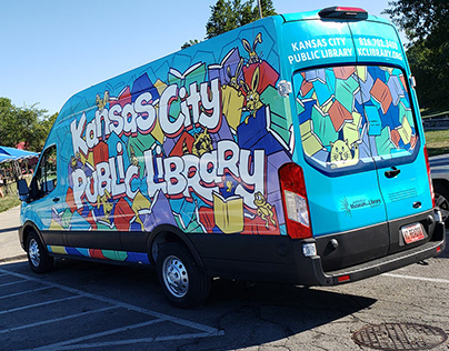 KC Library Youth Vehicle Wrap Design