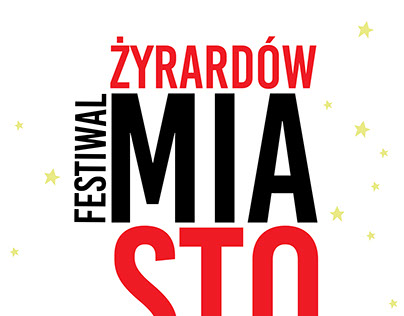 Plakat Festiwal Miasto Gwiazd Żyrardów