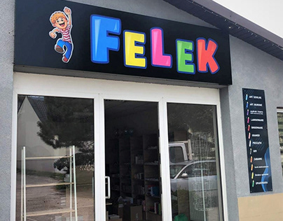 Logo FELEK dla sklepu i banery