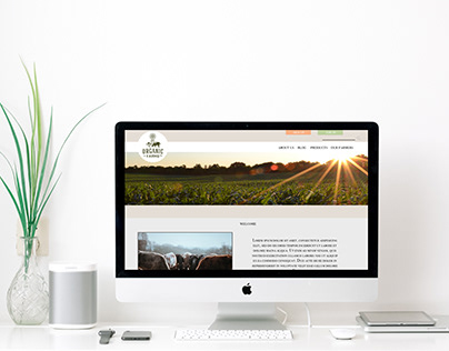 Organic Farms Website Design