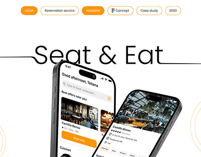 Seat & Eat | Mobile App for tables reservation