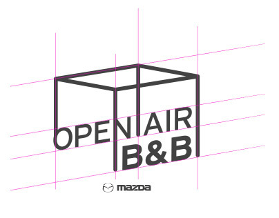 Logo concept and design for the Mazda OpenAir campaign.