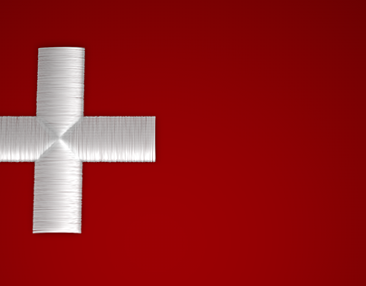 Swiss Flag in Cinema 4D