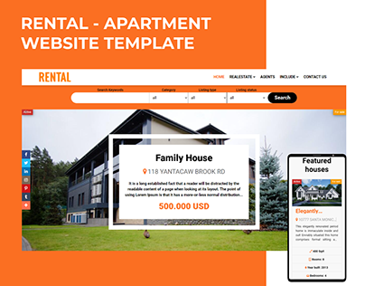 Rental - Apartment Website Template