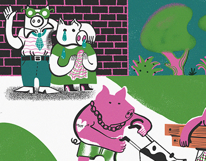 BCBF Finalist illustrations - Three little pigs