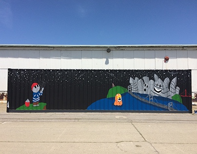 Mural on Container
San Francisco, California