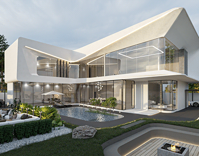 Futuristic Villa Design For Client