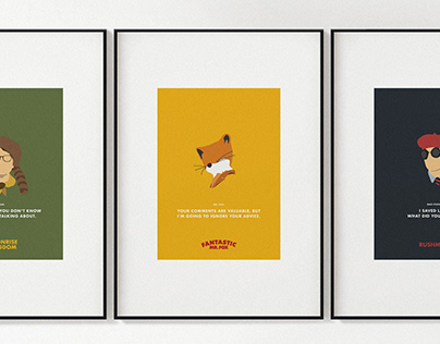 The Quotable Characters of Wes Anderson — Print Design