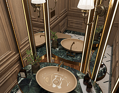 RAFFLES HOTEL / IŞ.GI Guest Bathroom