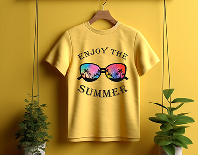 Summer Sunglass T-Shirt Design