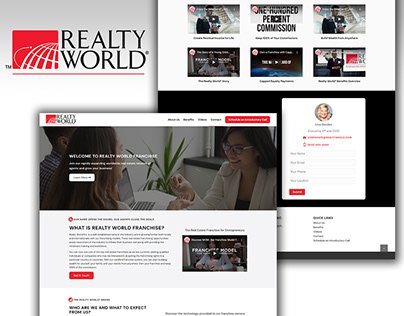 Realty World Franchise - Web Design and Posts