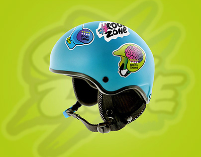 Stickers for snowboarding wear brand «Cool zone»