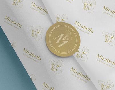 Logo Design - Mirabella. Custom Made Jewelry.