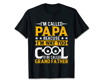 Father T-Shirt Design