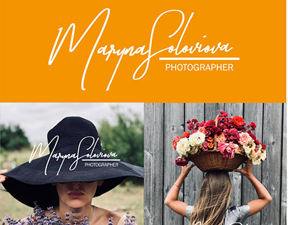 Logotype for photographer Maryna Soloviova