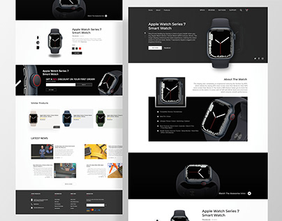 Apple watch series7 - Landing page