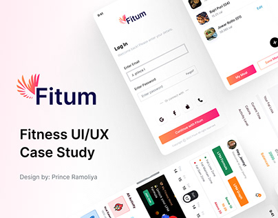 Fitness App UI UX Case Study