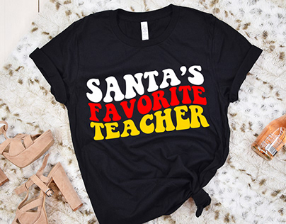 Santa's Favorite Teacher shirt