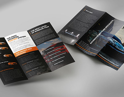 Colossal Motor Sports Tri-fold Brochure
