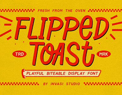 Flipped Toast Font