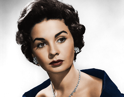 Colorized photo - Jean Simmons