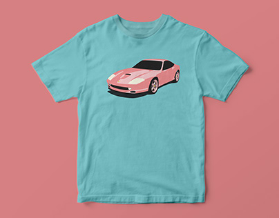 550 Maranello T shirt Design