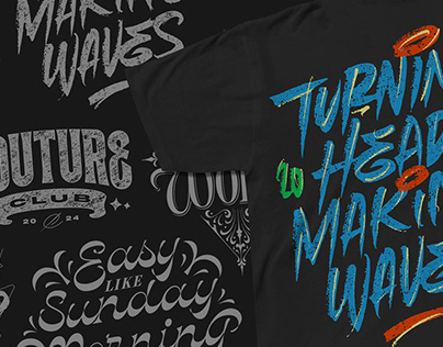 LETTERING COLLECTION 3 - APPAREL T-SHIRT DESIGN