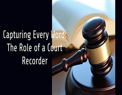 A court recorder reliably captures lawyerly exchanges