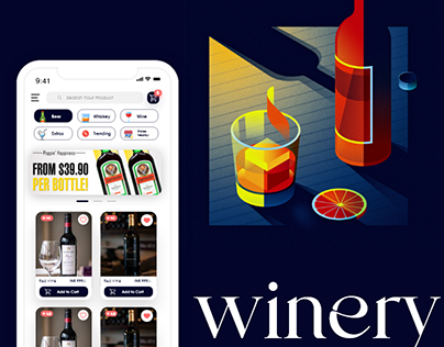Winery - Ecommerce (UI/UX Design)